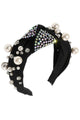 Pearl Fabric Headband L2736