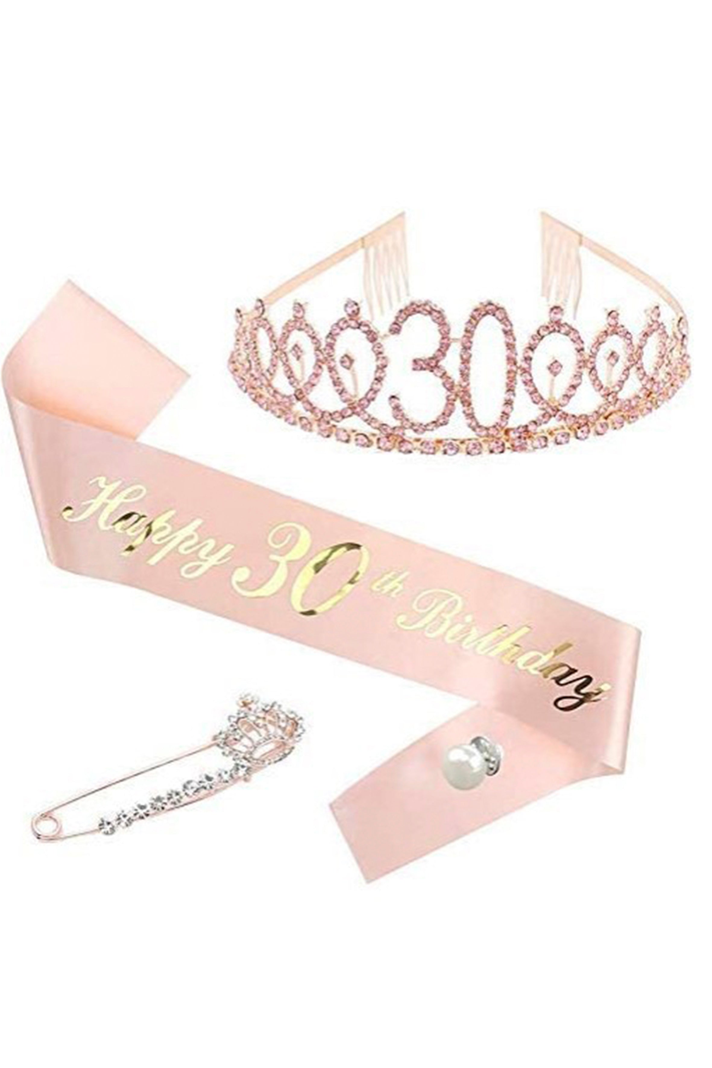 Birthday Rhinestone  Headband Set L2848