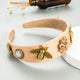Diadema de cristal con abejas y flores L2863