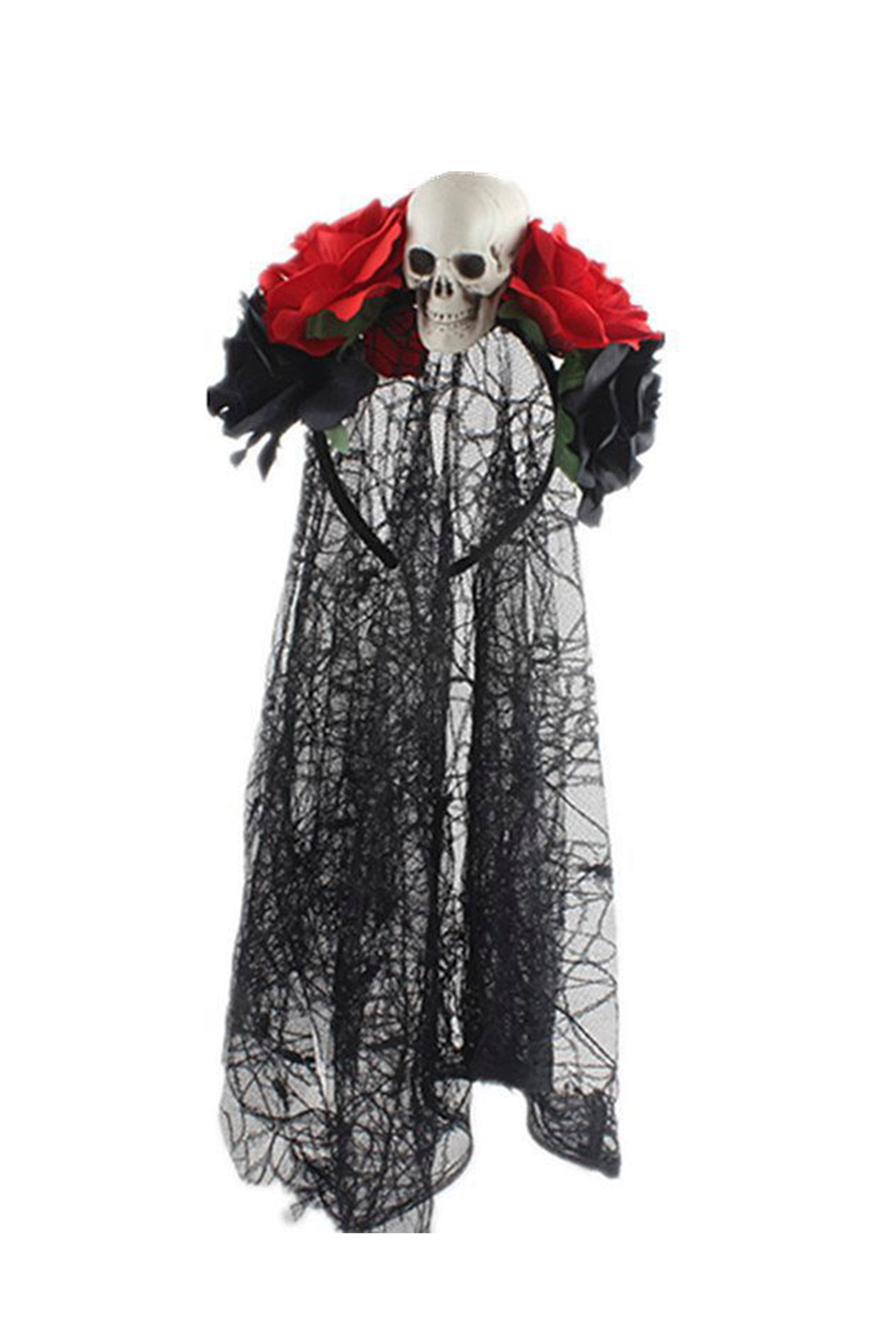 Floral Skull Headband L2928