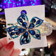 Floral Rhinestone Hair Clip L3033