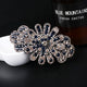 Floral Rhinestone Hair Clip L3244