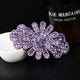 Floral Rhinestone Hair Clip L3244