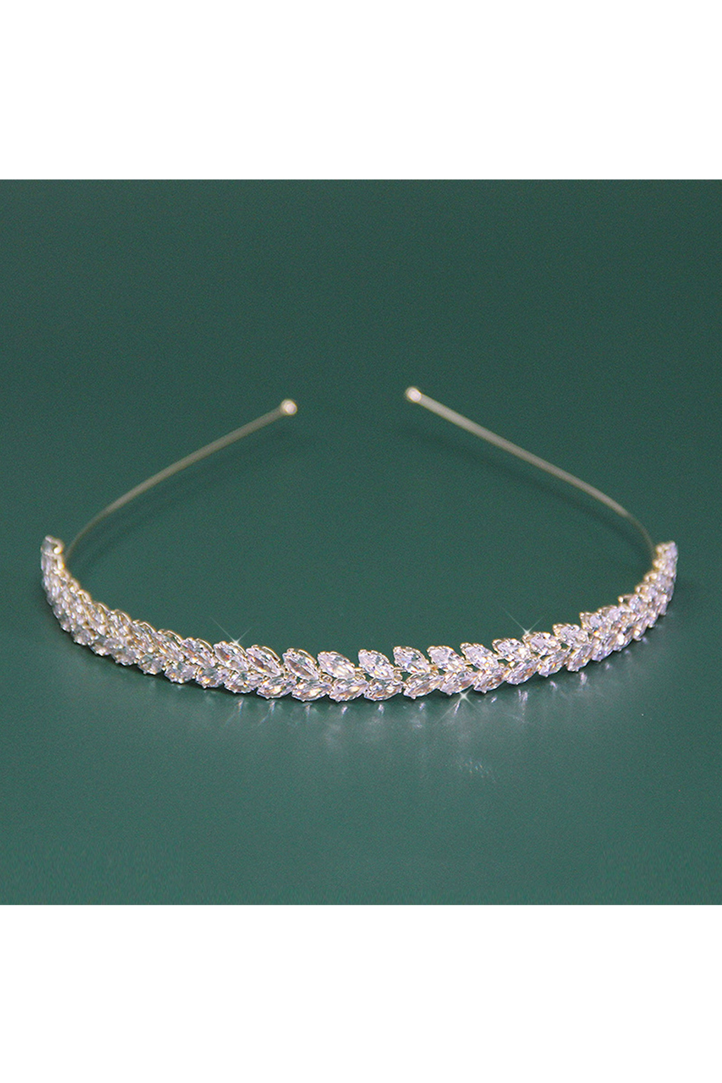 Ear Of Wheat Zircon Headband L3402