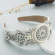 Pearl Rhinestone Headband L3475