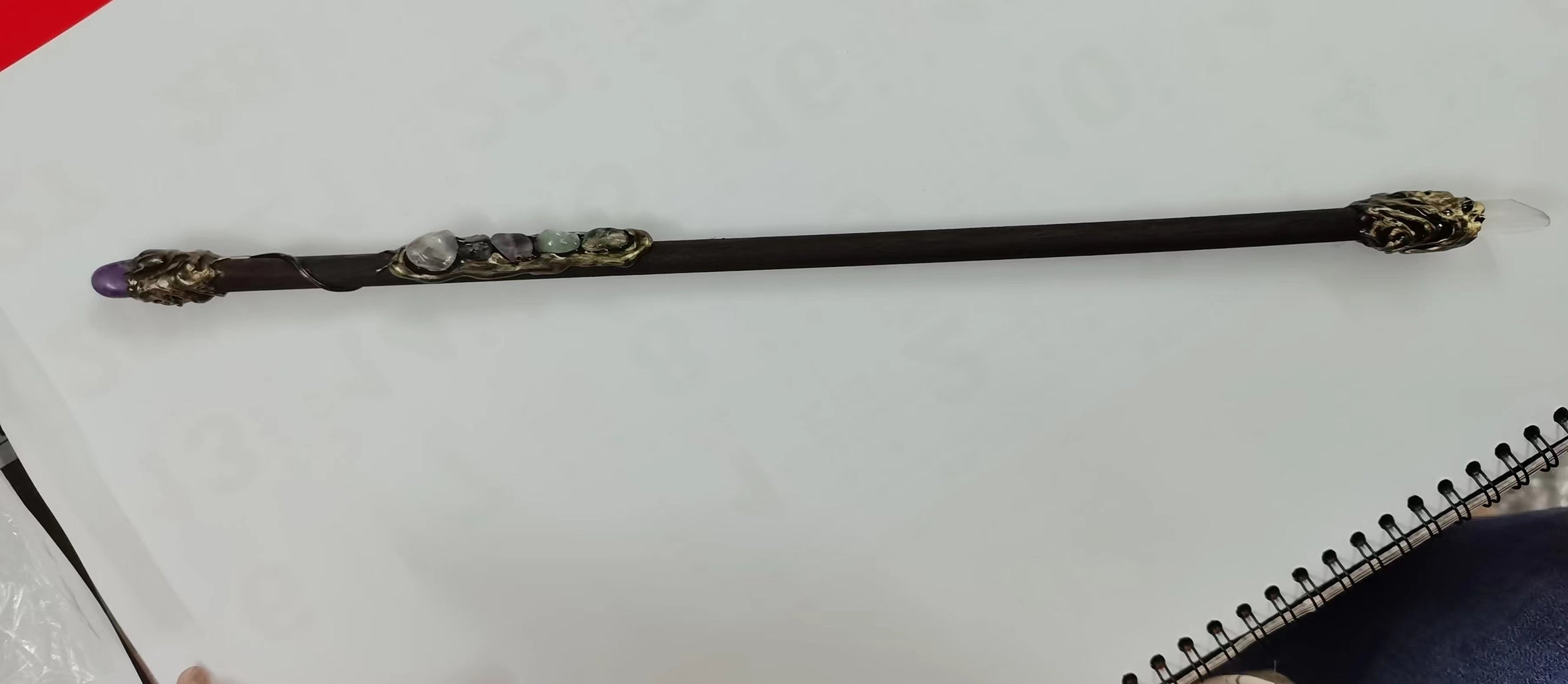 Amethyst Stone Scepter Hair Pin L3531