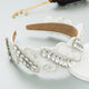 Baroque Rhinestone Seed Bead Headband L3682