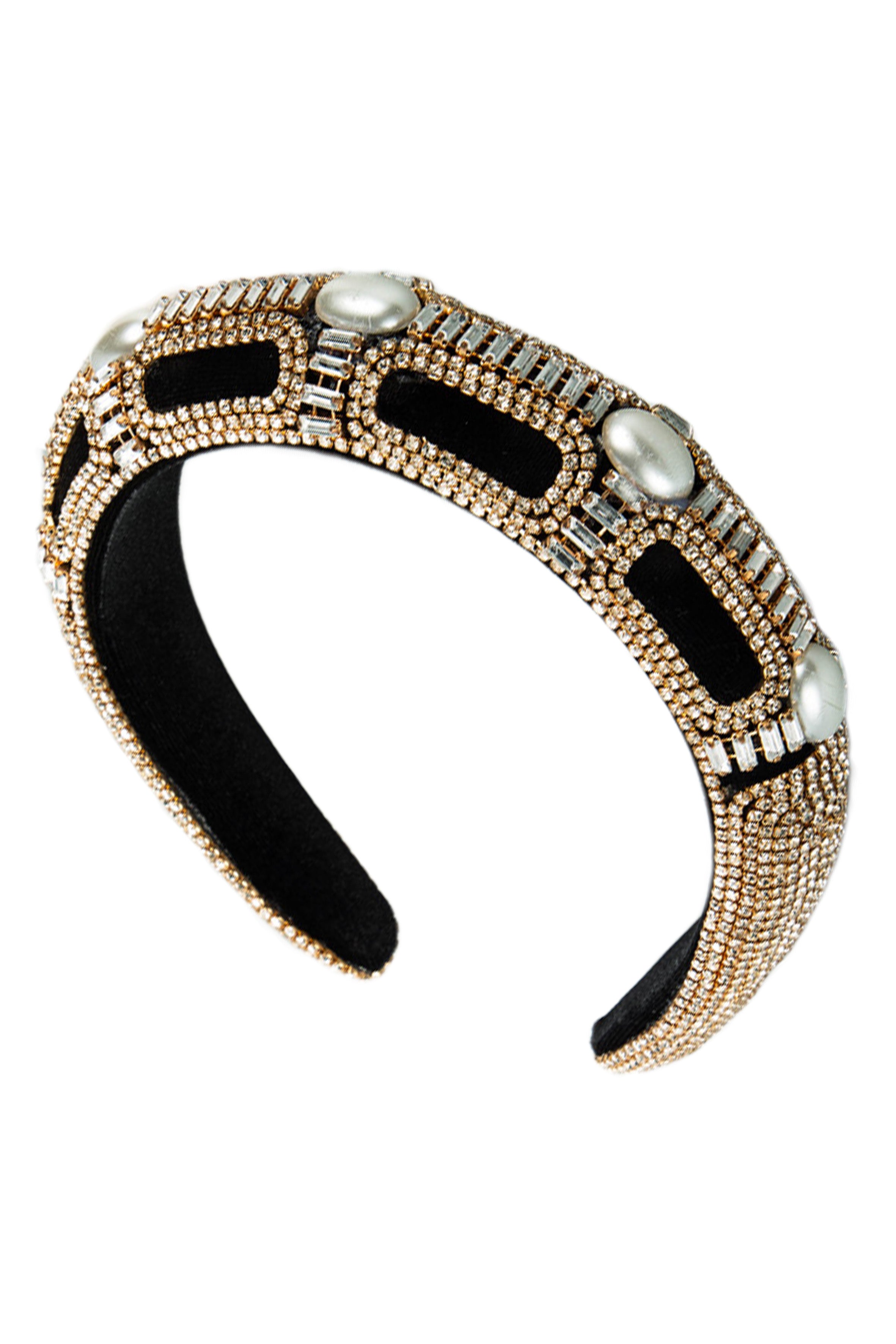 Rhinestone Sponge Headband L3728