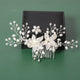 Floral Pearl Hair Comb L3796