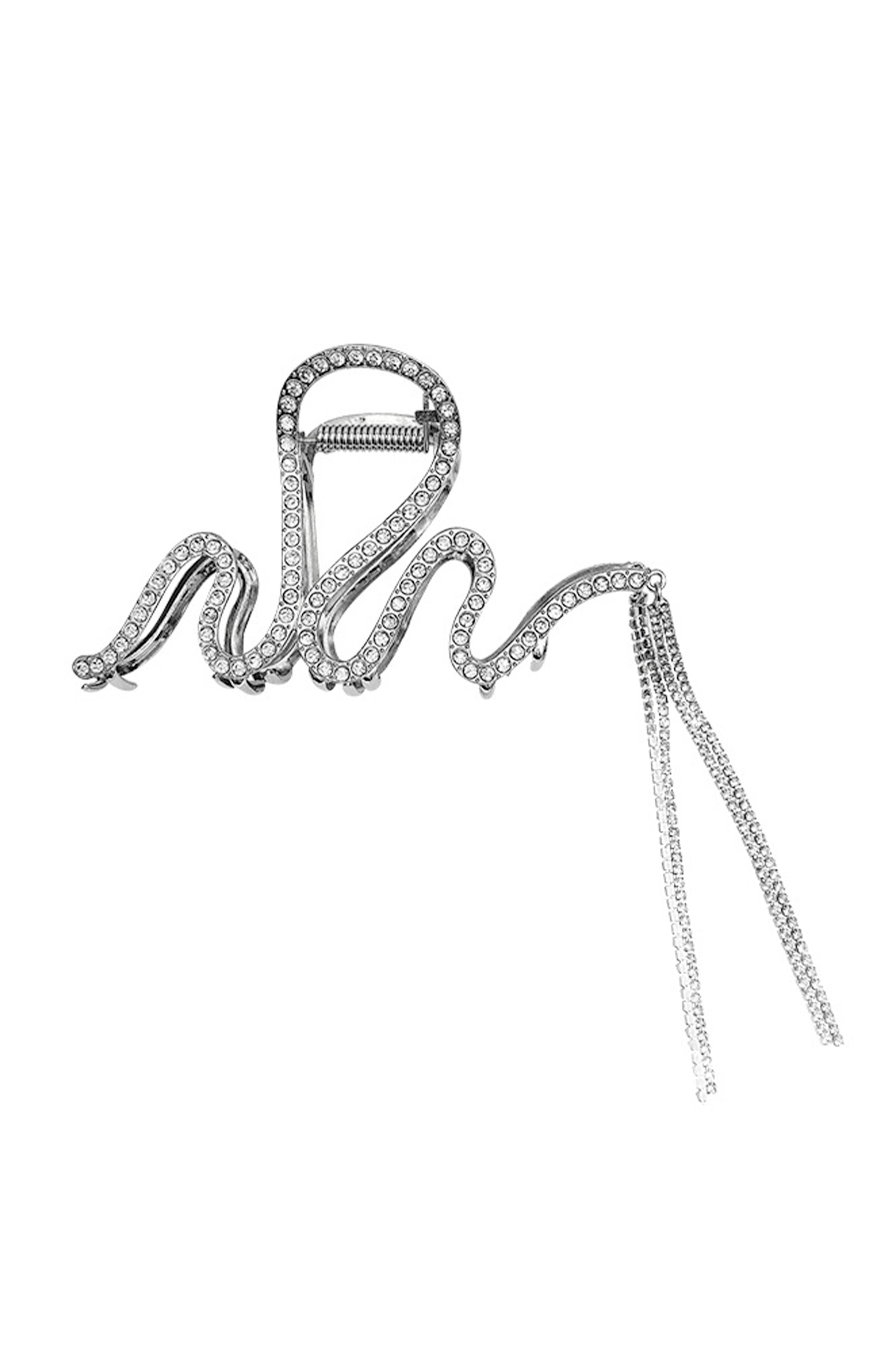 S Shaped Rhinestone Hair Clip L3877