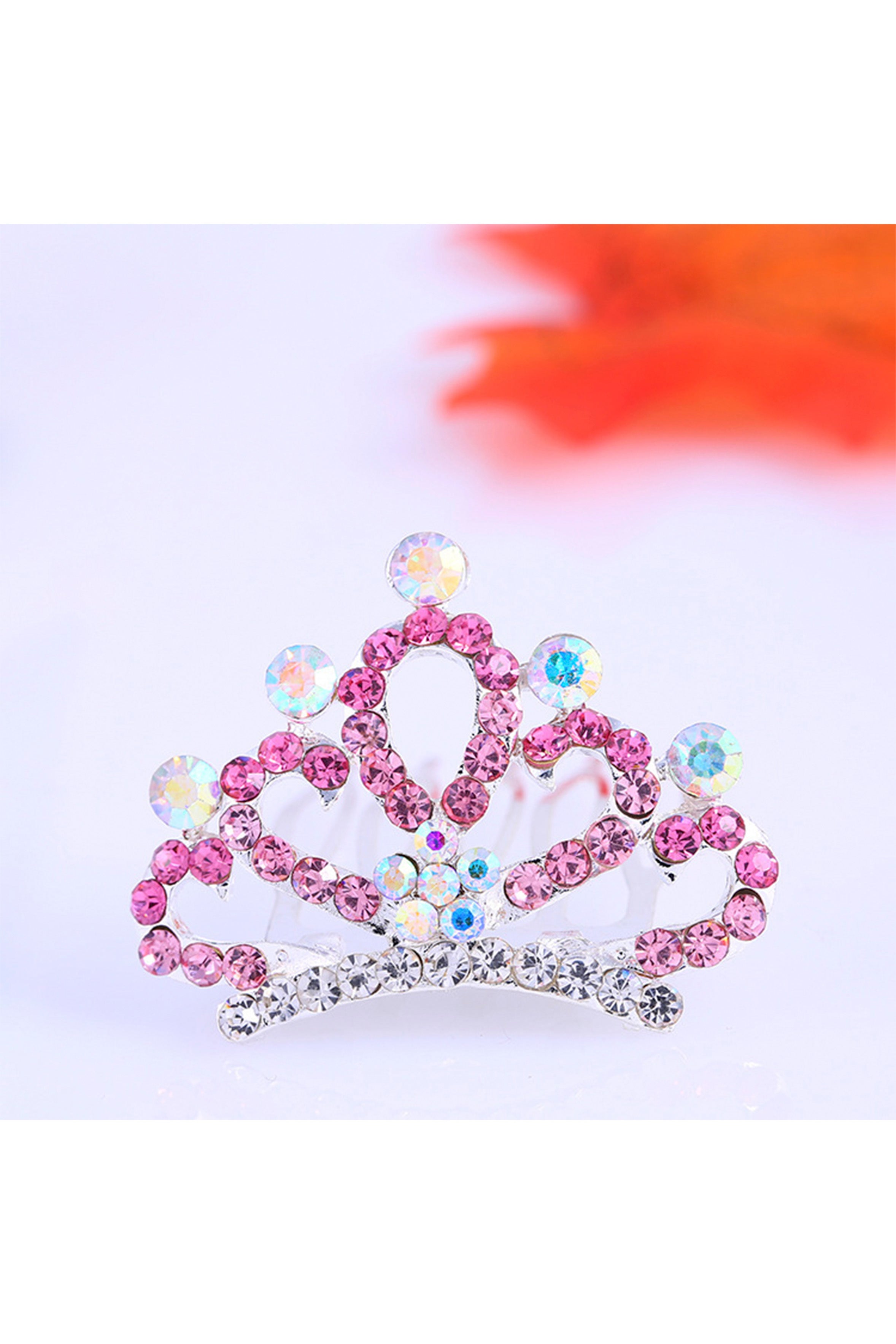 Crown Rhinestone Hair Comb L3913