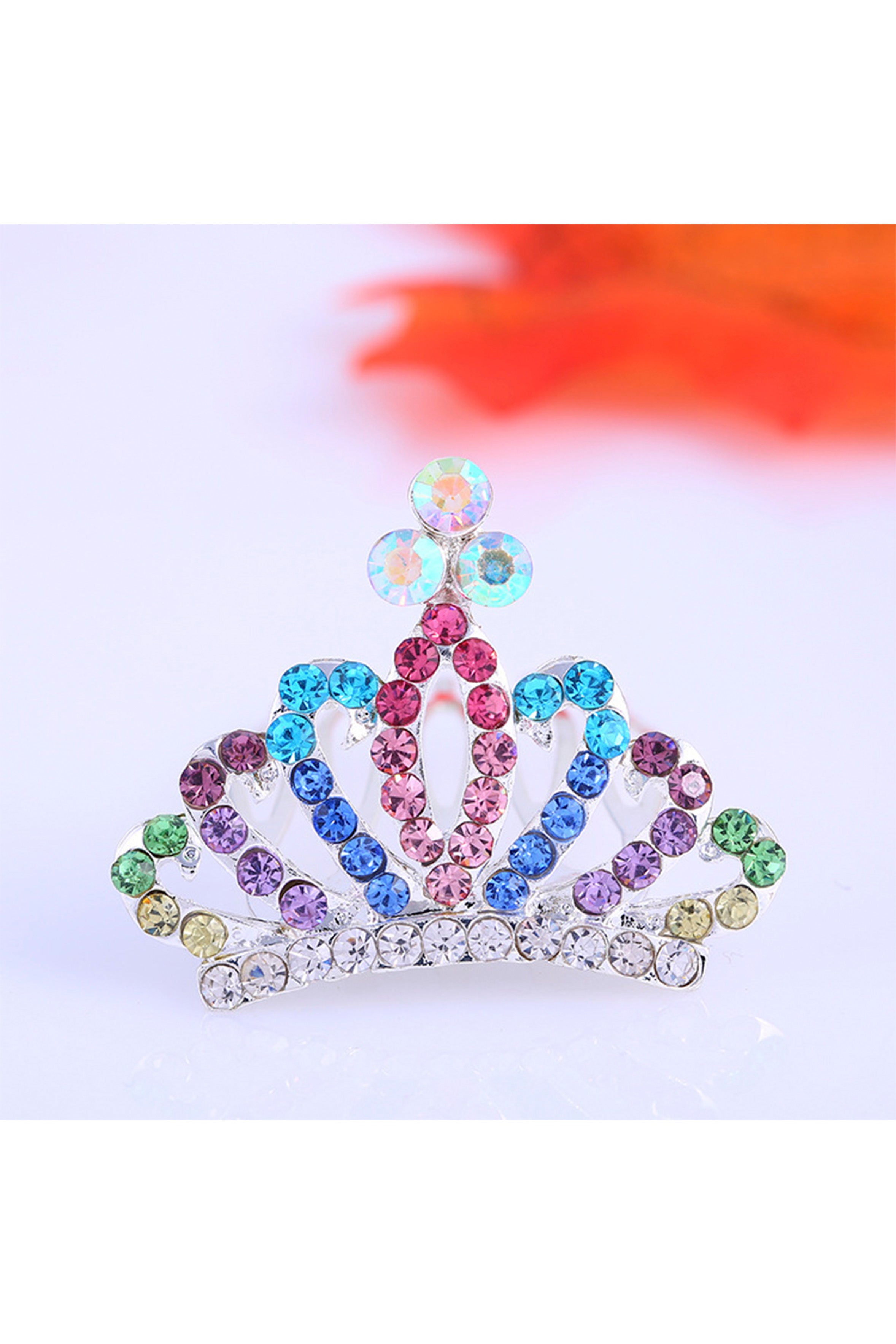 Crown Rhinestone Hair Comb L3914