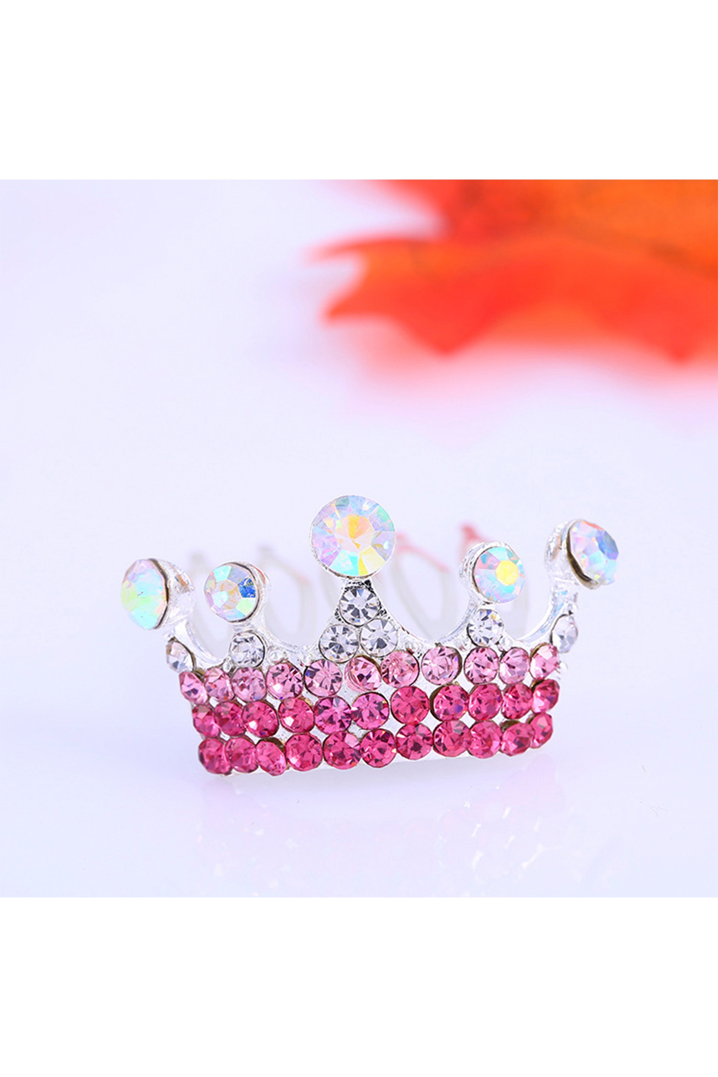 Crown Rhinestone Hair Comb L3915