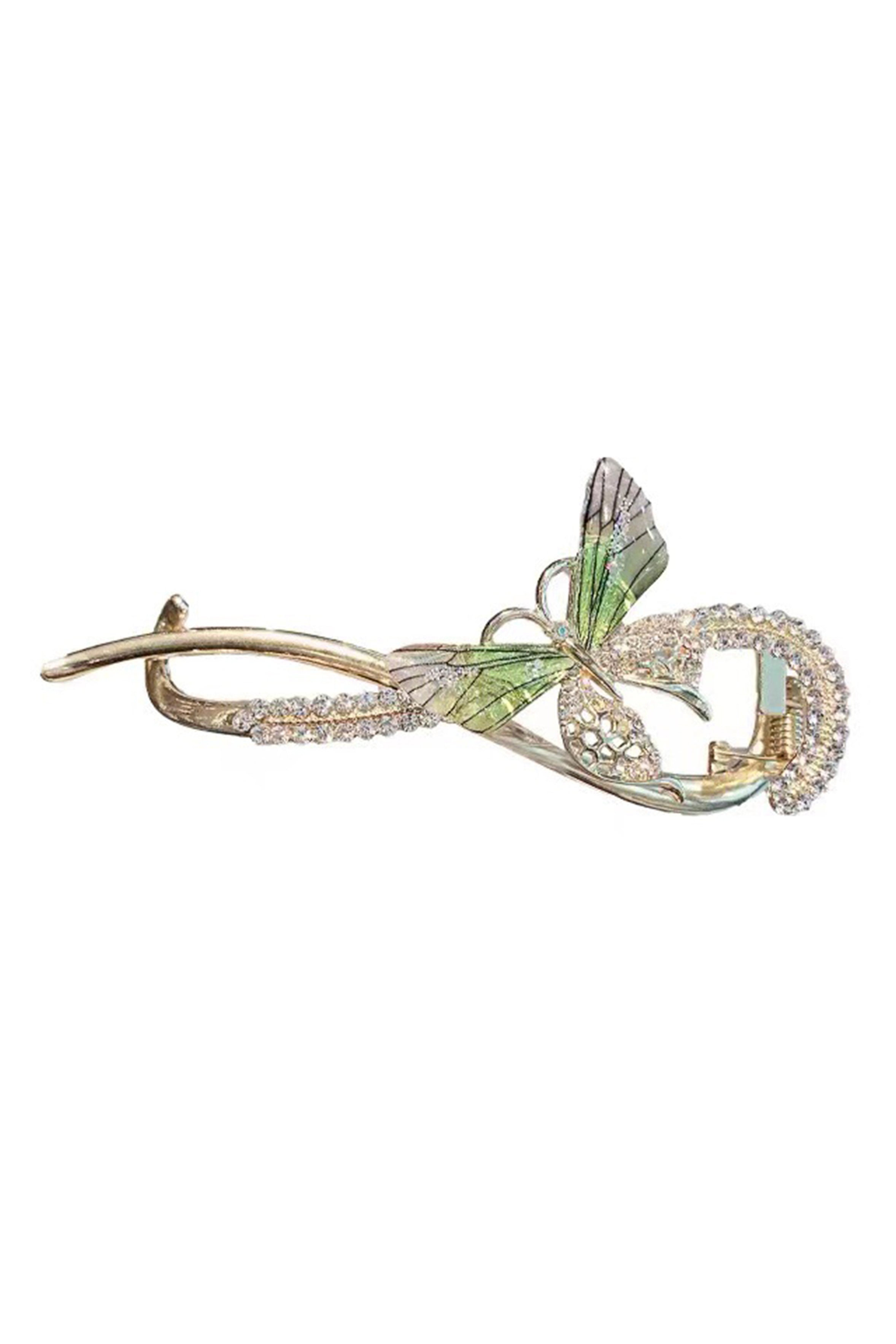 Butterfly Rhinestone Hair Clip L3934