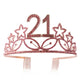 Birthday Star Rhinestone Crown Headband L3959