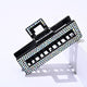 Pinza para el pelo de acrílico con diamantes de imitación rectangulares L4146