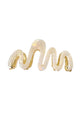 Wave Acrylic Alloy Hair Clip L4407