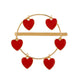 Heart Circle Alloy Hair Clip L4483