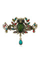 Owl Rhinestone Hair Clip L4491