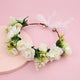 Diadema con corona de flores L4507