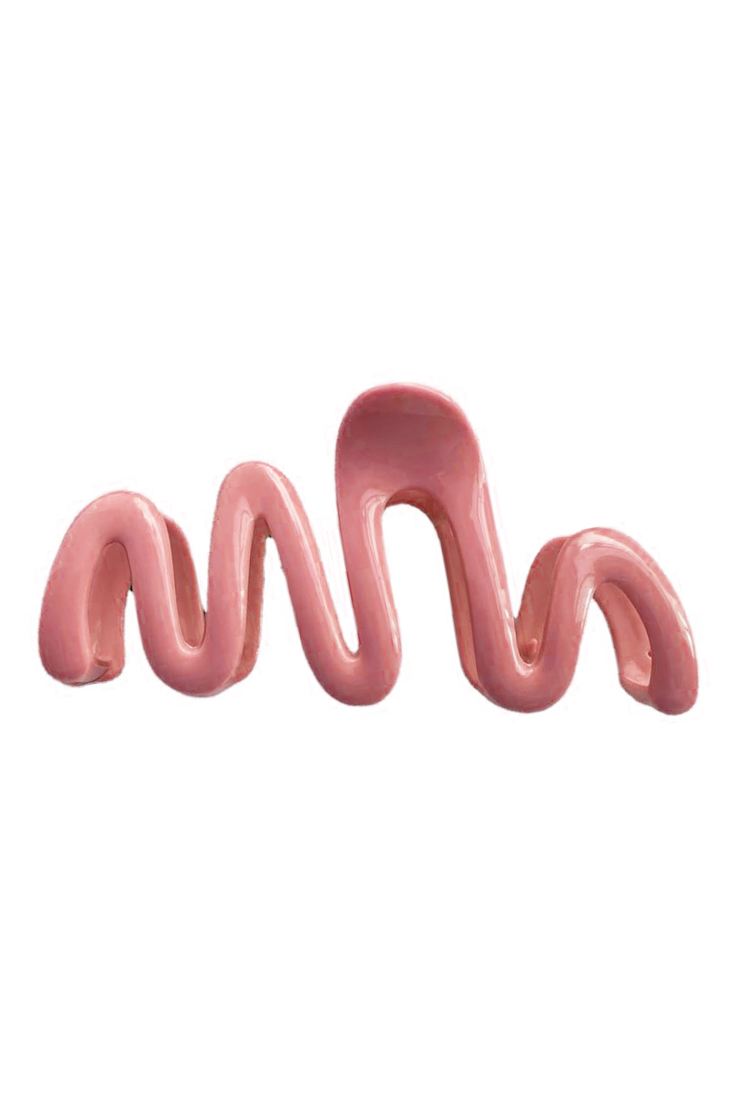 Pinza para el pelo acrílica con ondas L4513