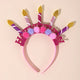 Diadema de cumpleaños con vela L4565
