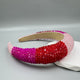 Diadema con cuentas de cristal L4865 