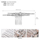 Crystal Hair Accessories Bridal AL14954
