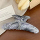 Starfish Crystal Acrylic Hair Clip L4994
