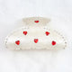Heart Crystal Acrylic Hair Clip L5001