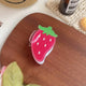 Strawberry Acrylic Hair Clip L5002