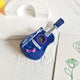 Guitar Acrylic Hair Clip L5030