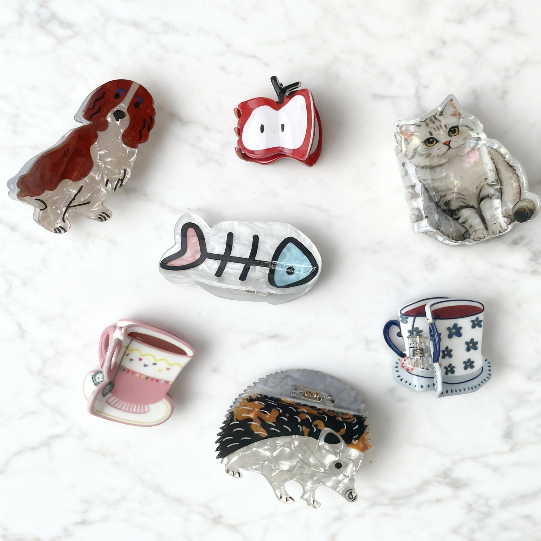 Simple Acrylic Hair Clip L5075