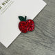 Apple Cystal Hair Clip L5106