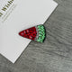 Watermelon Cystal Hair Clip L5109