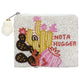 Not a Hugger Beaded Pouch LAC-CP-1307