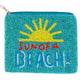 Sun of a Beach Beaded Pouch LAC-CP-1410