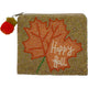 Happy Fall Beaded  Pouch LAC-CP-1465