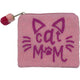 Pink Cat Mom Beaded Pouch LAC-CP-1509