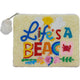 Life's A Beach Beaded Pouch LAC-CP-1526