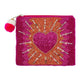 Shining Heart Beaded Pouch LAC-CP-1586