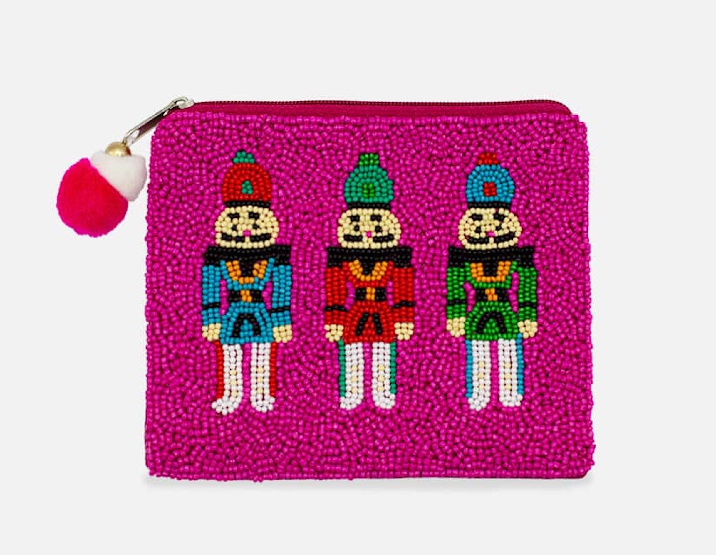 Nutcracker Beaded Pouch  LAC-CP-1608