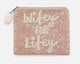 Wifey For Lifey Beaded Coin Pouch LAC-CP-1636