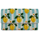 Lemon Blue Stripe Beaded Clutch LAC-SS-898