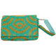 TURQUOISE & GOLD Beaded Wristlet LAC-WR-007