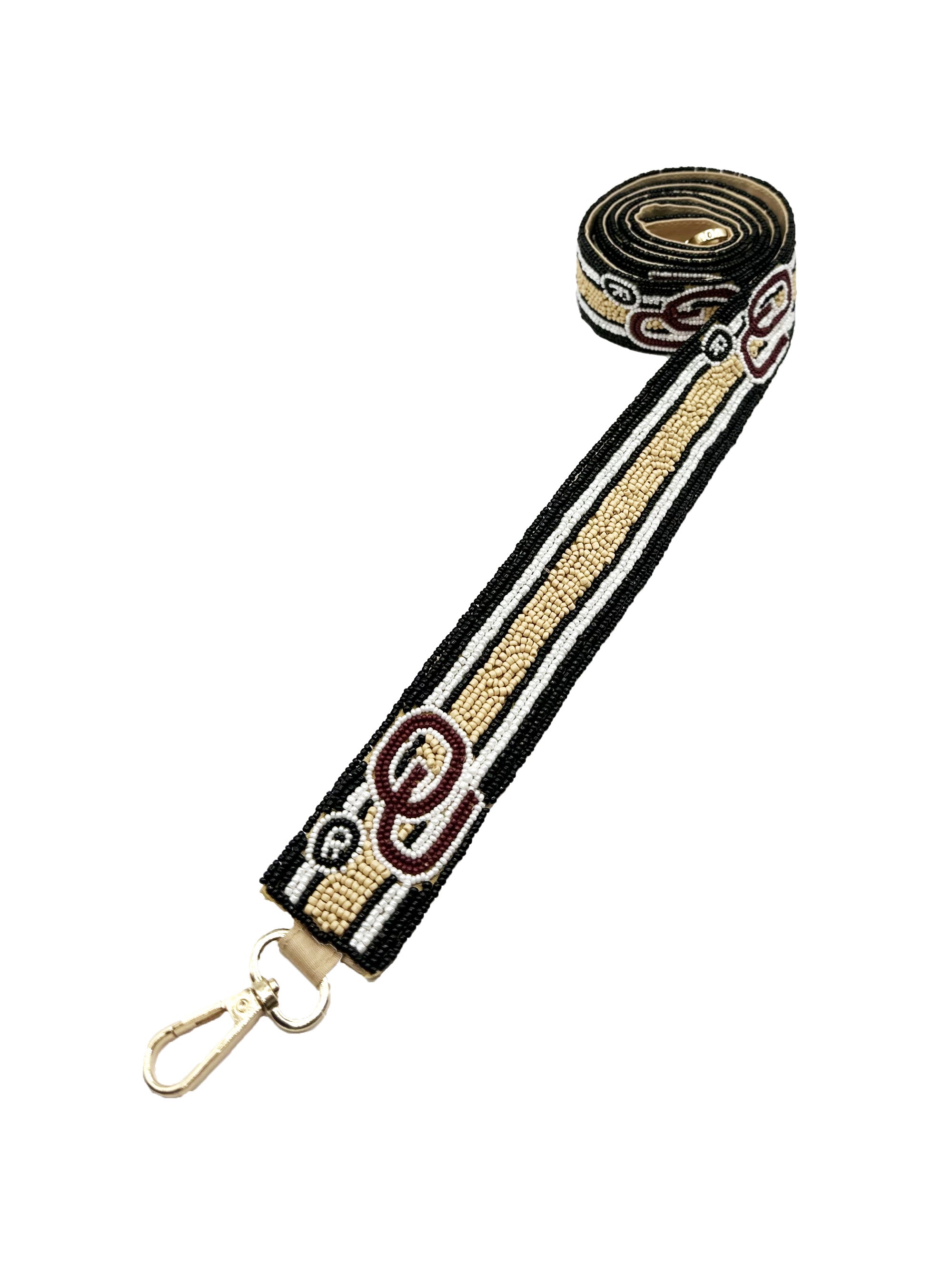 OU Beaded Bag Strap LOU-010