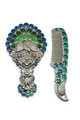 Small Size Peacock Alloy Mirror Set M0412