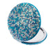 Circle Ceramic Rhinestone Folding Makeup Mirror M0449