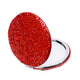 Circle Ceramic Rhinestone Folding Makeup Mirror M0449