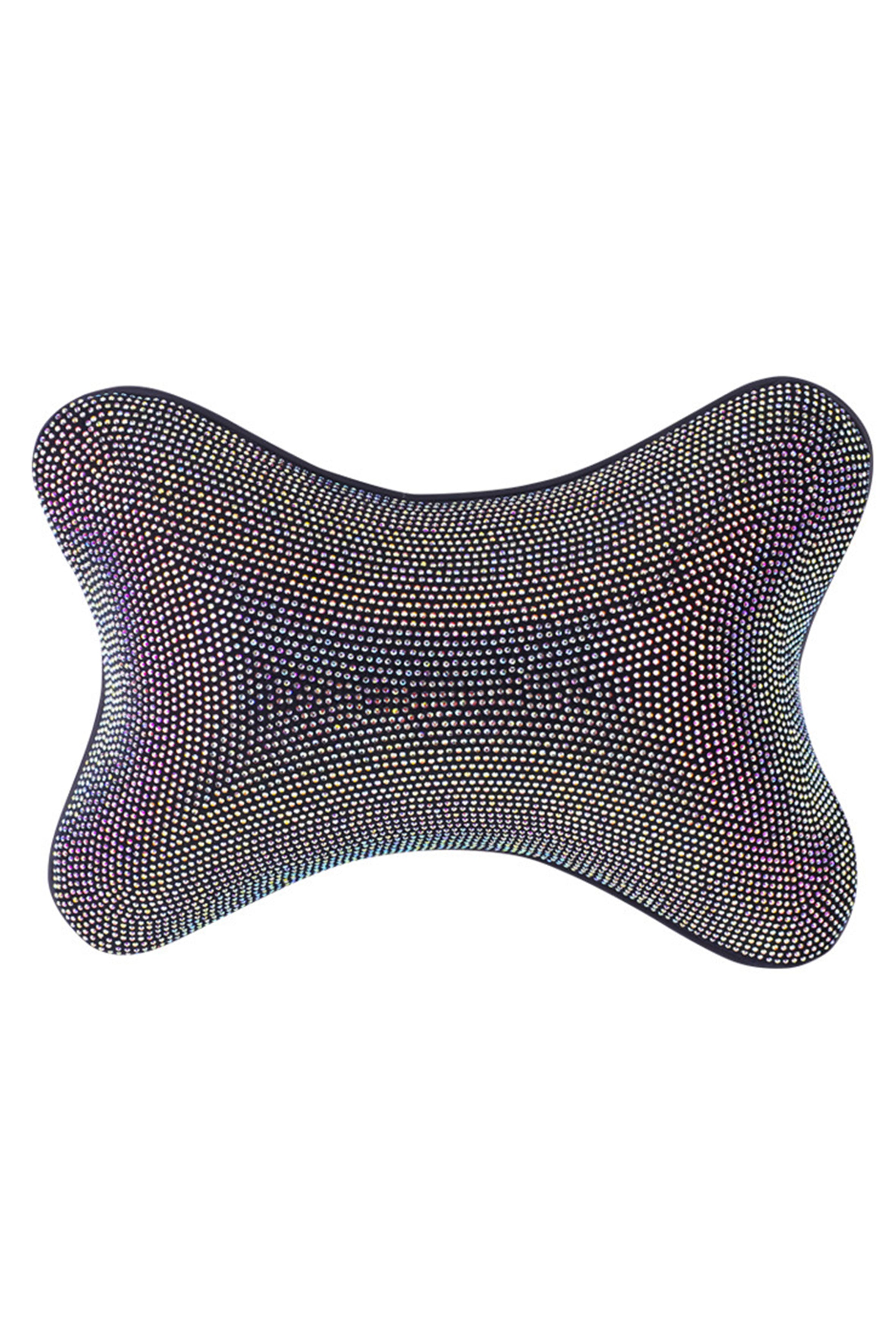 Funda de almohada con diamantes de imitación, accesorio para coche MIS0533